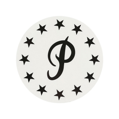PRIMITIVE CLASSIC P STARS STICKER - WHITE (프리미티브 클래식 P 스타즈 스티커)