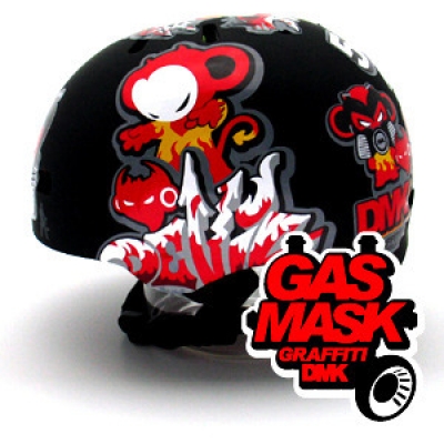 [그래피커] 0008-DMK GAS MASK-01 헬멧 스티커