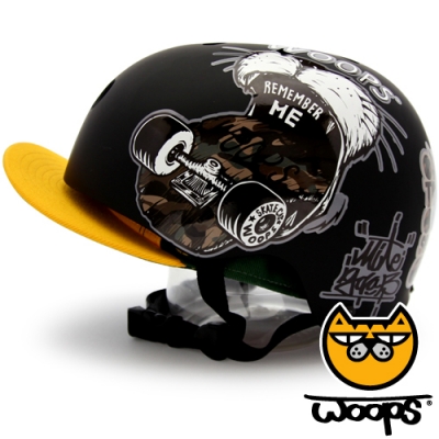 [그래피커] 0018-WOOPS-Helmet-02 헬멧스티커