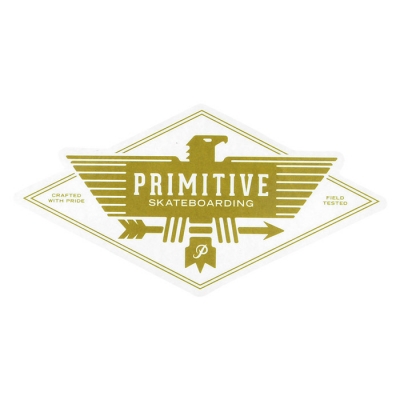 PRIMITIVE THUNDERBIRD STICKER - GOLD (프리미티브 썬더버드 스티커)