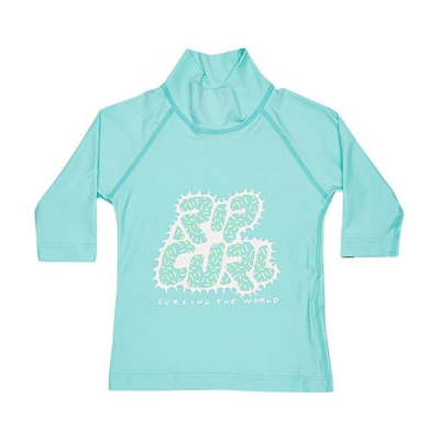 RIPCURL G WLY6BF KIDS MINI GIRL SEARCH L/SL UVT RASHGUARD - BLUE [호주판] (립컬 미니 걸 서치 아동용 래쉬가드)