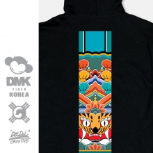 [DOLDOL] DMK_HOODY_47 그래피티 아티스트 데빌몽키 dmk 호랑이 한국 캐릭터 그래픽 디자인 후드티 후디