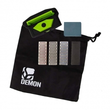 DEMON DS7105 ELITE EDGE TOOL W/ 3 DIAMOND, 1 REGULAR FILES (데몬 엘리트 엣징 툴 파일)