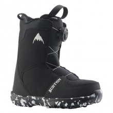 2122 Burton Kids Grom BOA® Snowboard Boots - Black (버튼 키즈 그롬 보아 스노우보드 부츠)