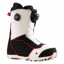 2122 Burton Mens Ruler BOA® Snowboard Boots - White/Black/Red (버튼 맨즈 룰러 보아 남성용 스노우보드 부츠)