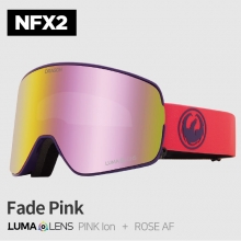 2122 Dragon NFX2 Fade Pink / LL Pink Ion + LL Rose AF (드래곤 NFX2 스노우보드 고글)