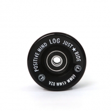 Log Positive Mind 60mmx45mm 82A Wheels + Abec 9 Bearings Package (로그 크루져/롱보드 휠)