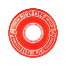Sector 9 61mm SHR78a Nineballs Red Wheels(섹터나인 나인볼스 크루져/롱보드 휠)