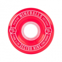 Sector 9 64mm SHR78a Nineballs Red Wheels(섹터나인 나인볼스 크루져/롱보드 휠)