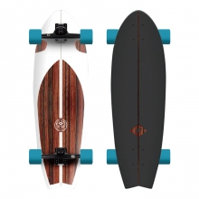 Hydroponic Classic 2.0 White /Brown 31,5″x9,75″ Surfskate Comple (하이드로포닉 클래식 서프스케이트 컴플릿)