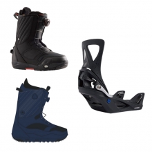2223 Burton Women's Limelight Step On Snowboard Boots [Wide] - Black or Dress Blue + 2223 Burton Women's Step On X Re:Flex Snowboard Bindings - Black (버튼 라임라이트 스텝온 부츠 + 버튼 스텝온 X 리플렉스 여성용 바인딩 셋트)